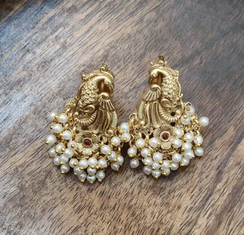 Peacock earrings 02